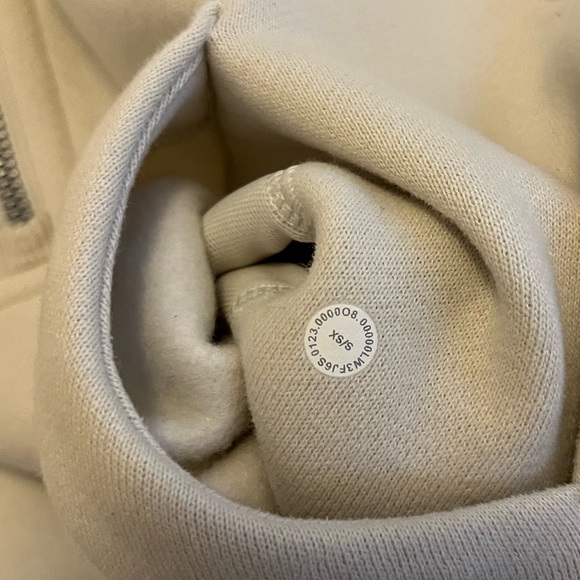 Lululemon Scuba Oversized Funnel-Neck Half Zip Bone XS/S - Picture 5 of 6